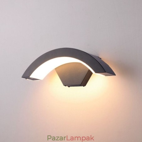 Minimalista alumínium lámpa kerti vízálló félhold fali lámpa Minimalista alumínium lámpa kerti vízálló félhold fali lámpa