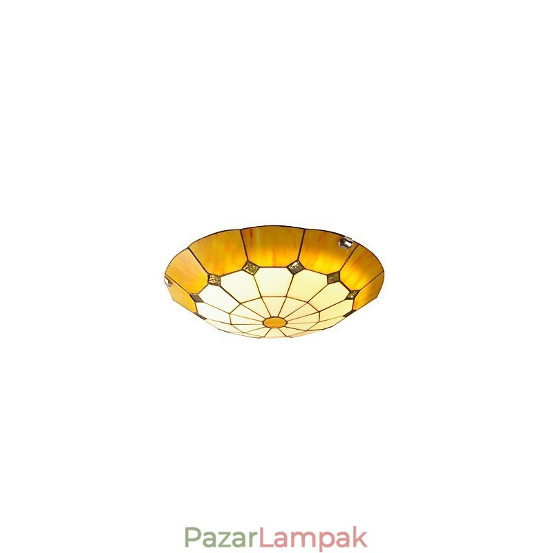 A mediterrán romantikus mennyezeti lámpa átmérője 40 cm