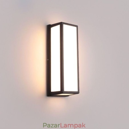 Téglalap alakú fali lámpa Modern, vízálló villa tornácos fali lámpa Téglalap alakú fali lámpa Modern, vízálló villa tornácos fali lámpa