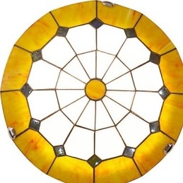 A mediterrán romantikus mennyezeti lámpa átmérője 40 cm