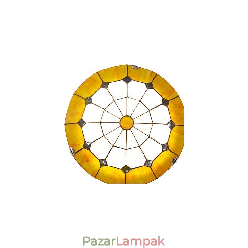 A mediterrán romantikus mennyezeti lámpa átmérője 40 cm