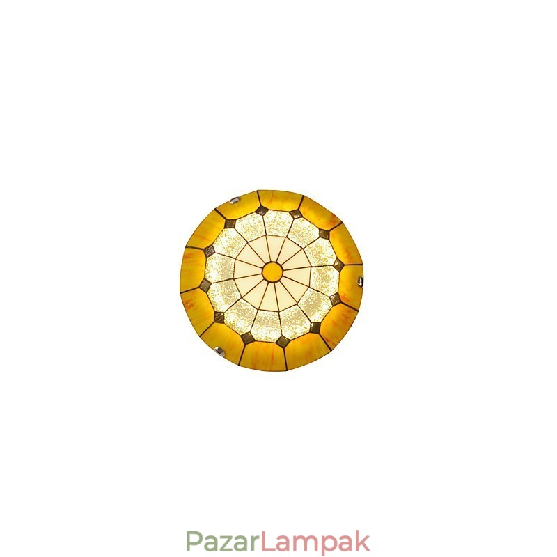 A mediterrán romantikus mennyezeti lámpa átmérője 40 cm