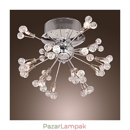 Modern, modern Crystal króm fém süllyesztett tartó Modern, modern Crystal króm fém süllyesztett tartó