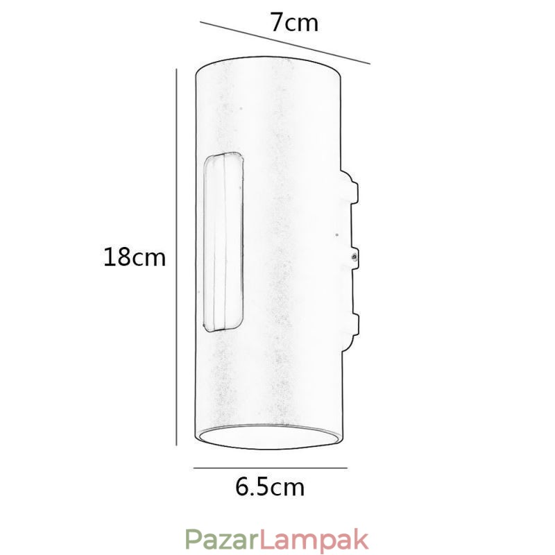 Vízálló fali lámpa alumínium fali lámpa udvar