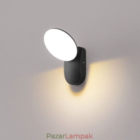 Modern minimalista alumínium lámpa kerti vízálló félhold fali lámpa Modern minimalista alumínium lámpa kerti vízálló félhold fali lámpa