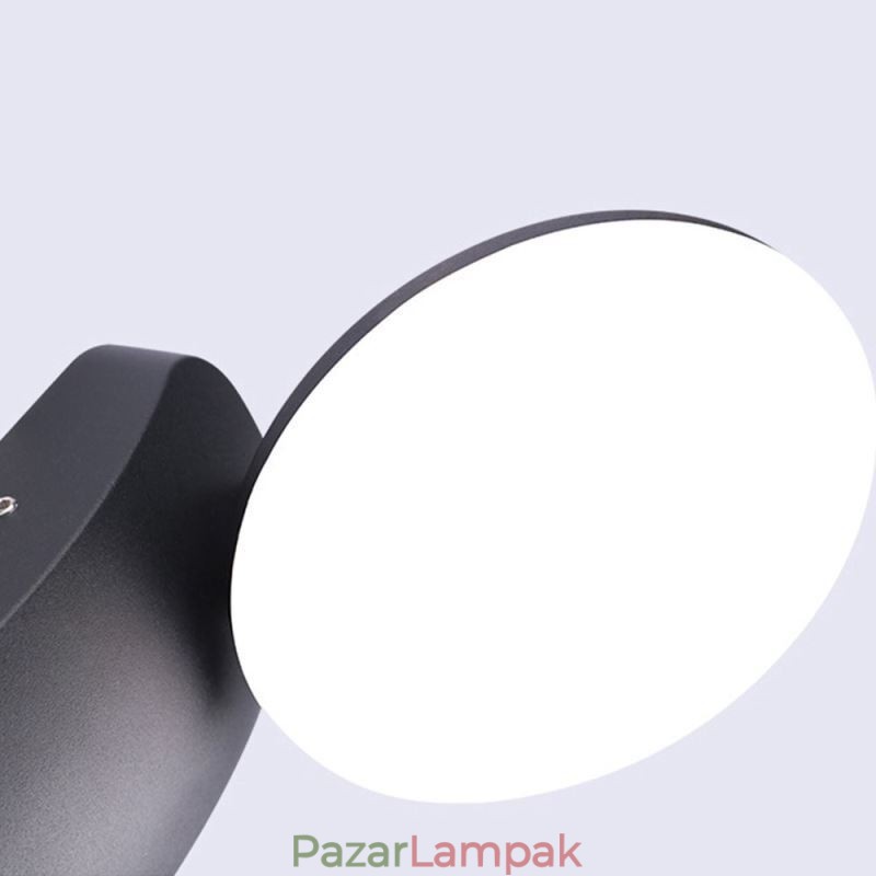 Modern minimalista alumínium lámpa kerti vízálló félhold fali lámpa