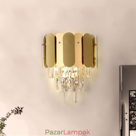 Modern kristály falikar fali lámpatestek éjjeliszekrényre Modern kristály falikar fali lámpatestek éjjeliszekrényre