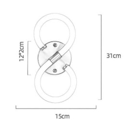 Szám fény arab szám 8 lámpák