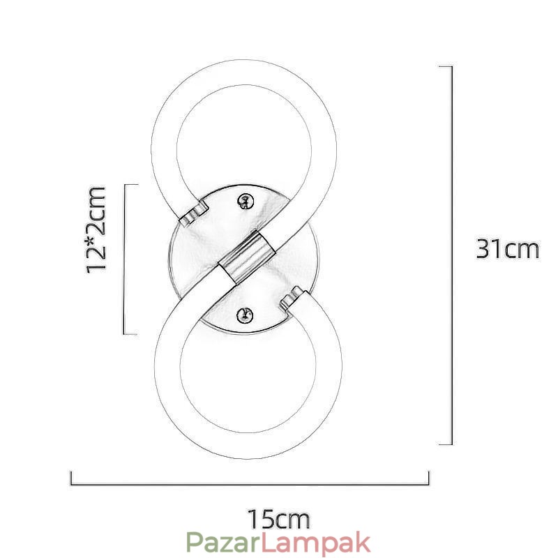 Szám fény arab szám 8 lámpák