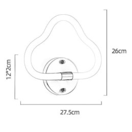 Felhő alakú fali lámpa Art dekoratív lámpák