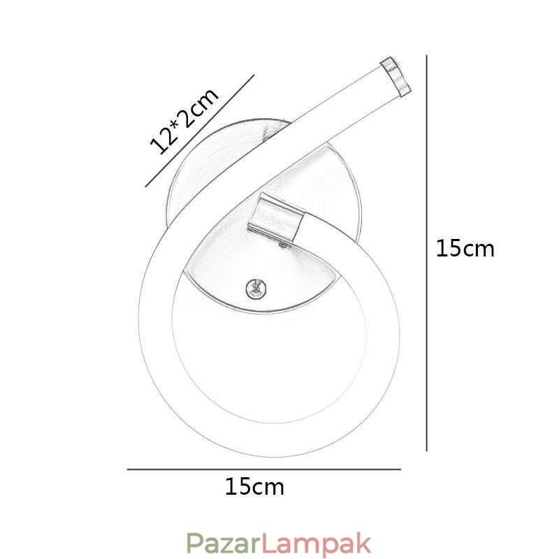 Számfény arab szám 6 lámpa
