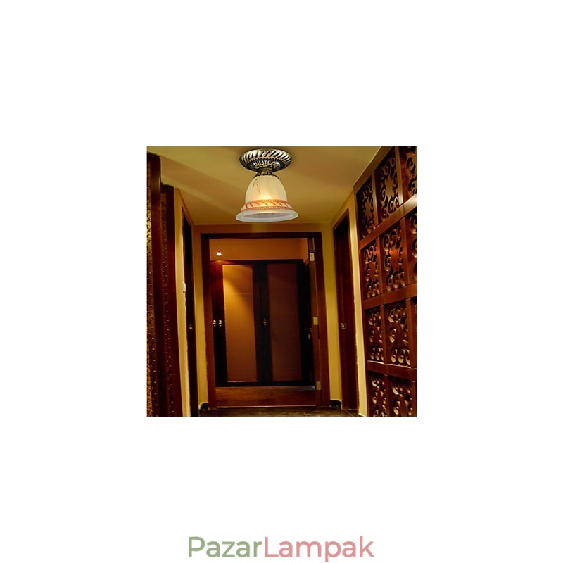 Flush Mount Light Bronz European Retro Classic