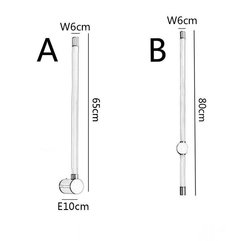 Sárgaréz Sconce Modern akril csíkos fali lámpa