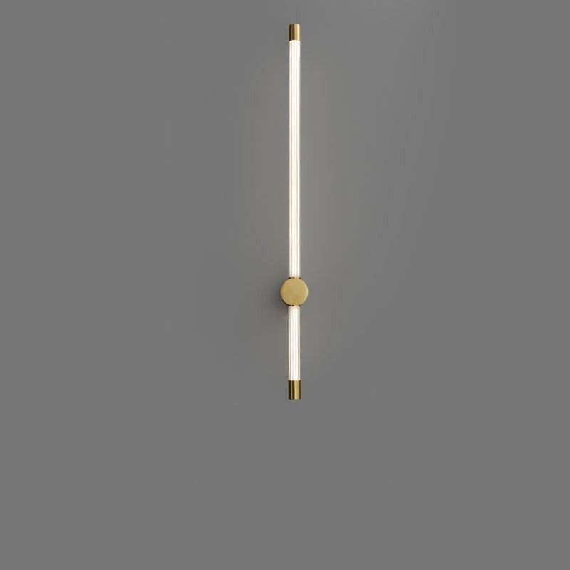 Sárgaréz Sconce Modern akril csíkos fali lámpa