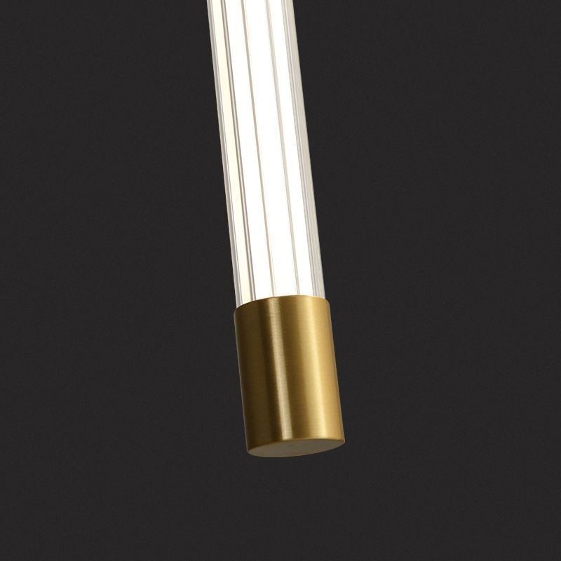 Sárgaréz Sconce Modern akril csíkos fali lámpa