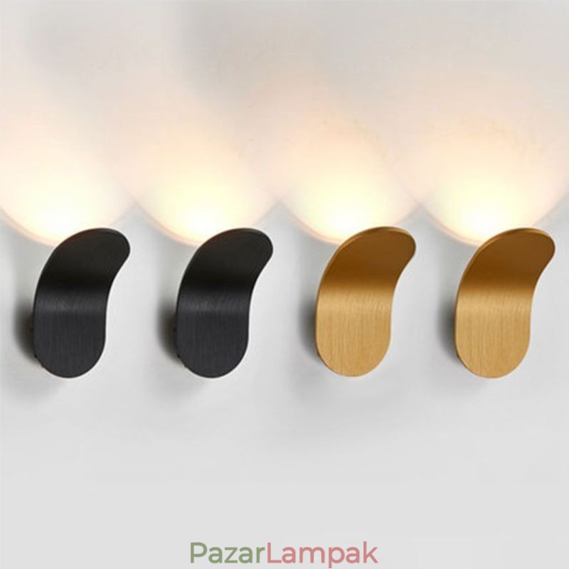 Minimalista alumínium fali lámpa lámpatest