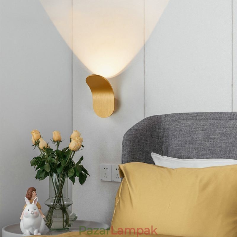 Minimalista alumínium fali lámpa lámpatest