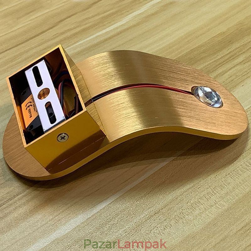 Minimalista alumínium fali lámpa lámpatest