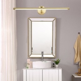 Nordic Mirror Front Light sárgaréz akril fali lámpa