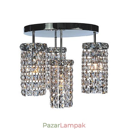 Kortárs Crystal Drop süllyesztett lámpák 4 lámpával Kortárs Crystal Drop süllyesztett lámpák 4 lámpával