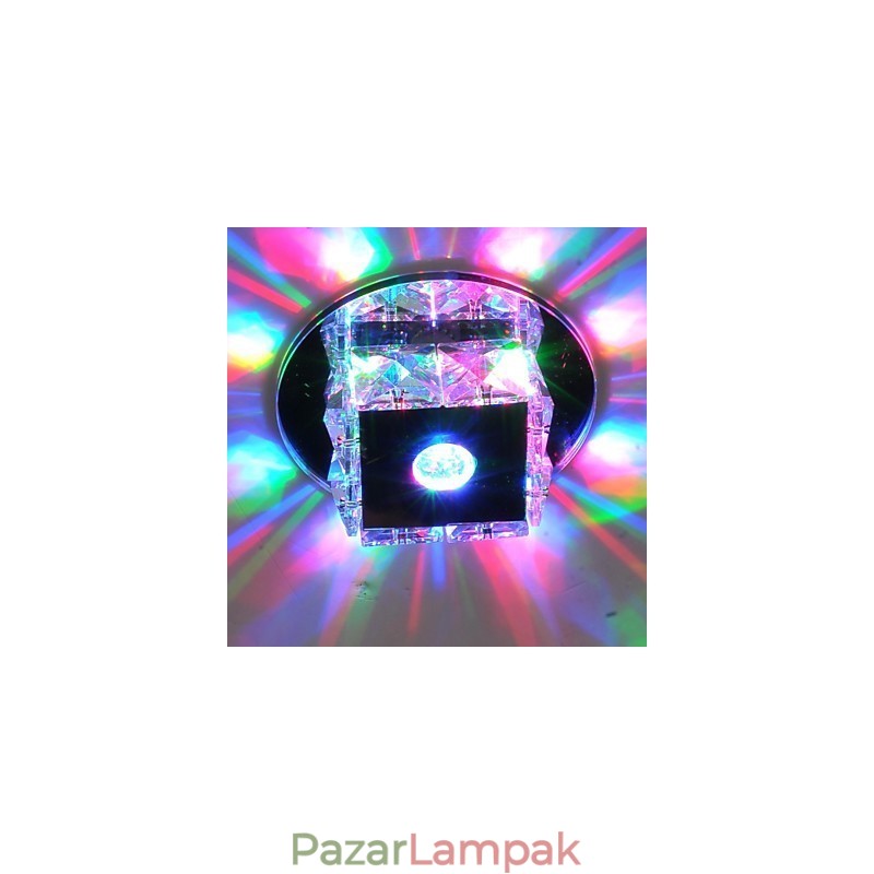 Crystal Mini stílusú üveg süllyesztett szerelésű gyerekeknek