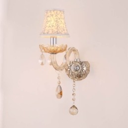 Elegáns Crystal Sconce európai stílusú fali lámpa folyosó