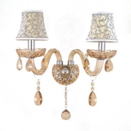 Elegáns Crystal Sconce európai stílusú fali lámpa folyosó