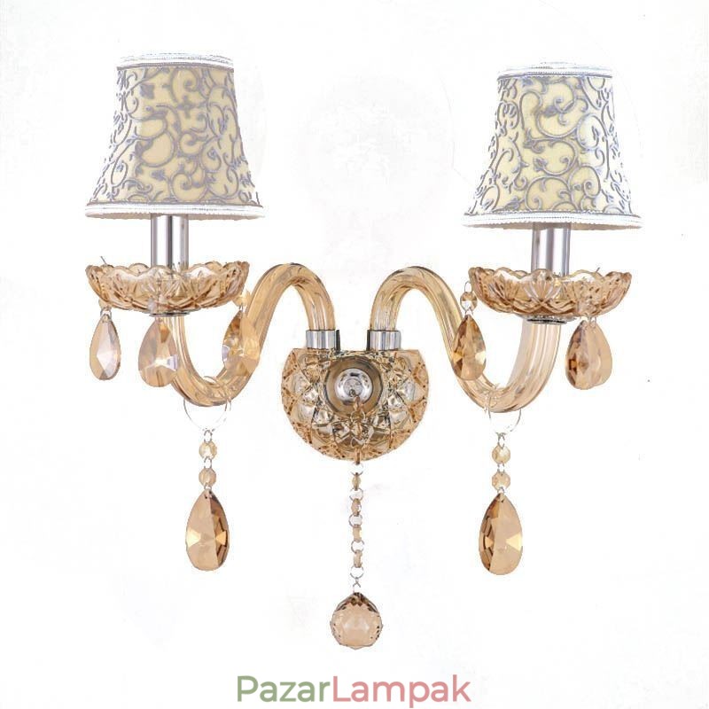 Elegáns Crystal Sconce európai stílusú fali lámpa folyosó