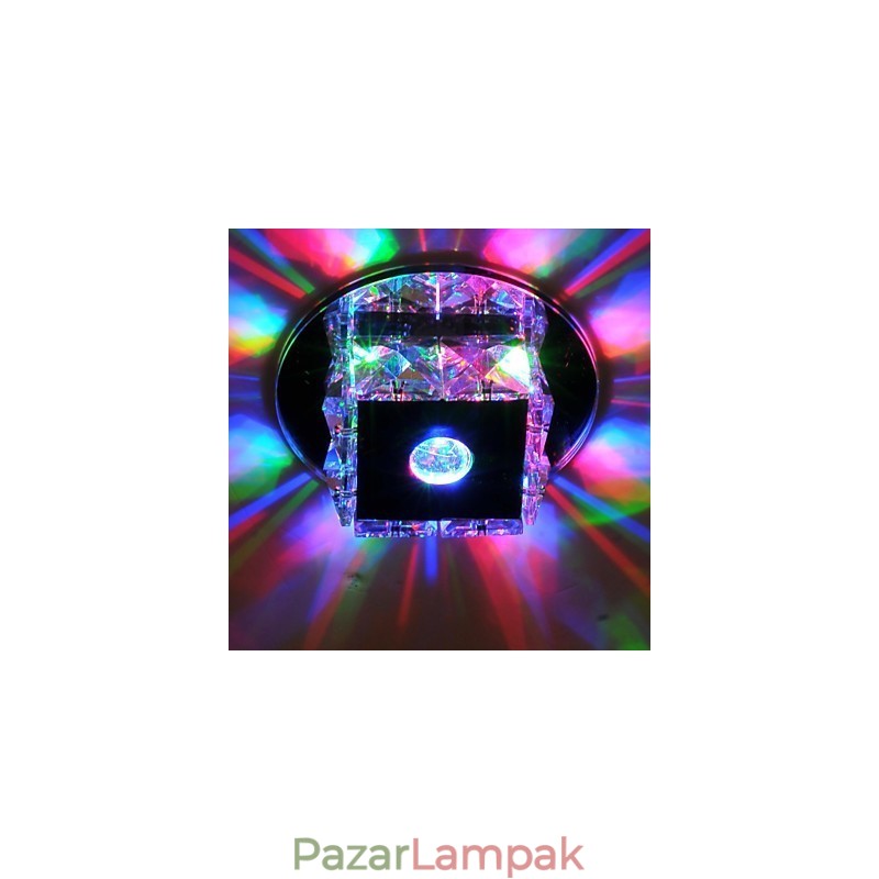 Crystal Mini stílusú üveg süllyesztett szerelésű gyerekeknek