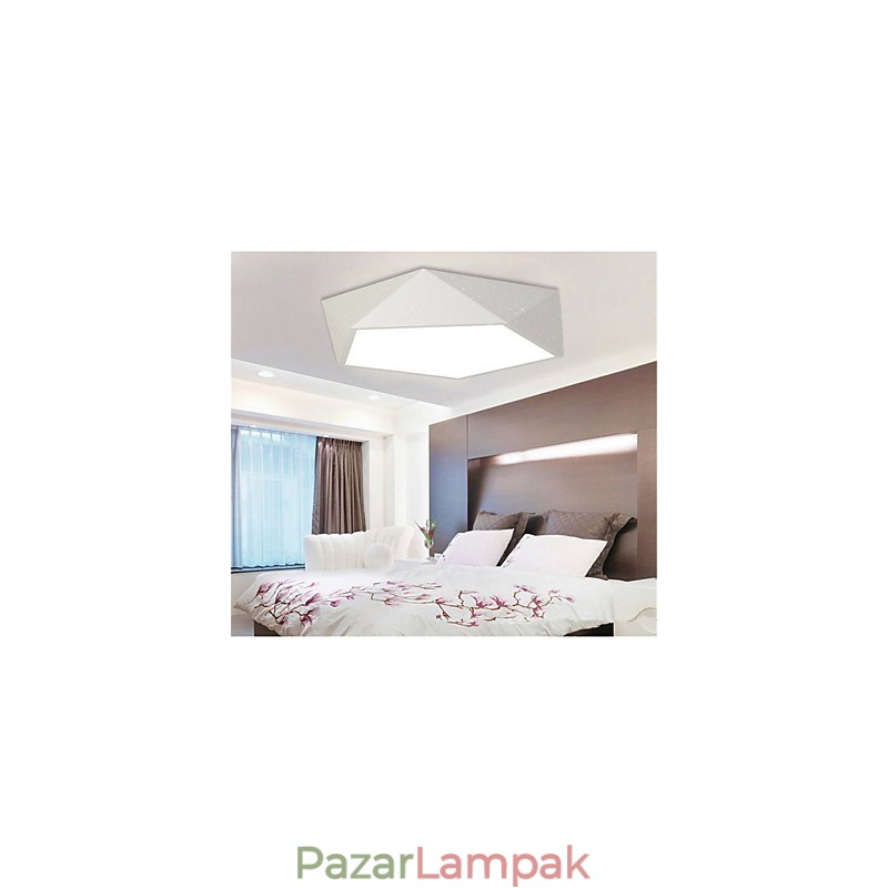 Szerelt modern éjszakai lámpa fehér+meleg fehér színű mennyezeti lámpák