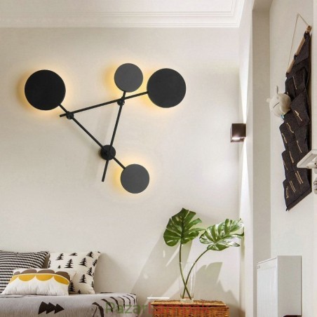 Modern fali lámpa geometriai formájú vasból készült lámpatest Modern fali lámpa geometriai formájú vasból készült lámpatest