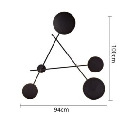 Modern fali lámpa geometriai formájú vasból készült lámpatest