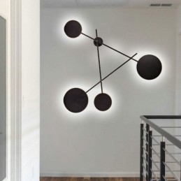 Modern fali lámpa geometriai formájú vasból készült lámpatest