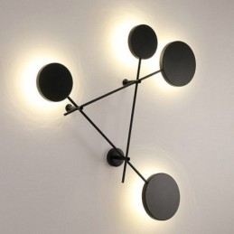 Modern fali lámpa geometriai formájú vasból készült lámpatest