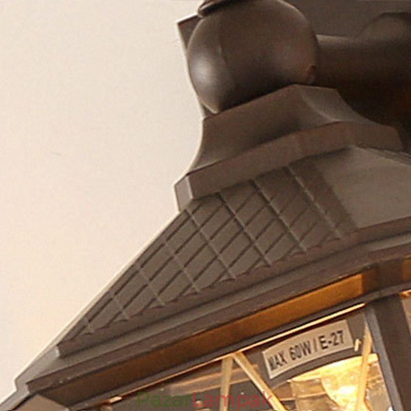 Kínai kültéri falikar egyfejű, vízálló streamer fali lámpa