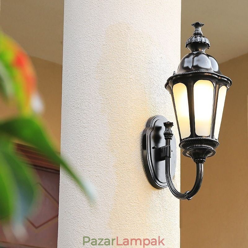 Modern egyszerű kültéri fény vízálló szilvavirág fali lámpa udvari folyosó kert
