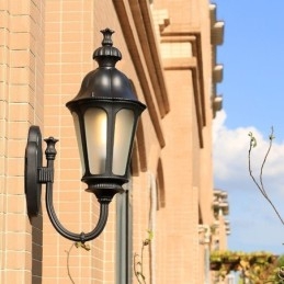 Modern egyszerű kültéri fény vízálló szilvavirág fali lámpa udvari folyosó kert