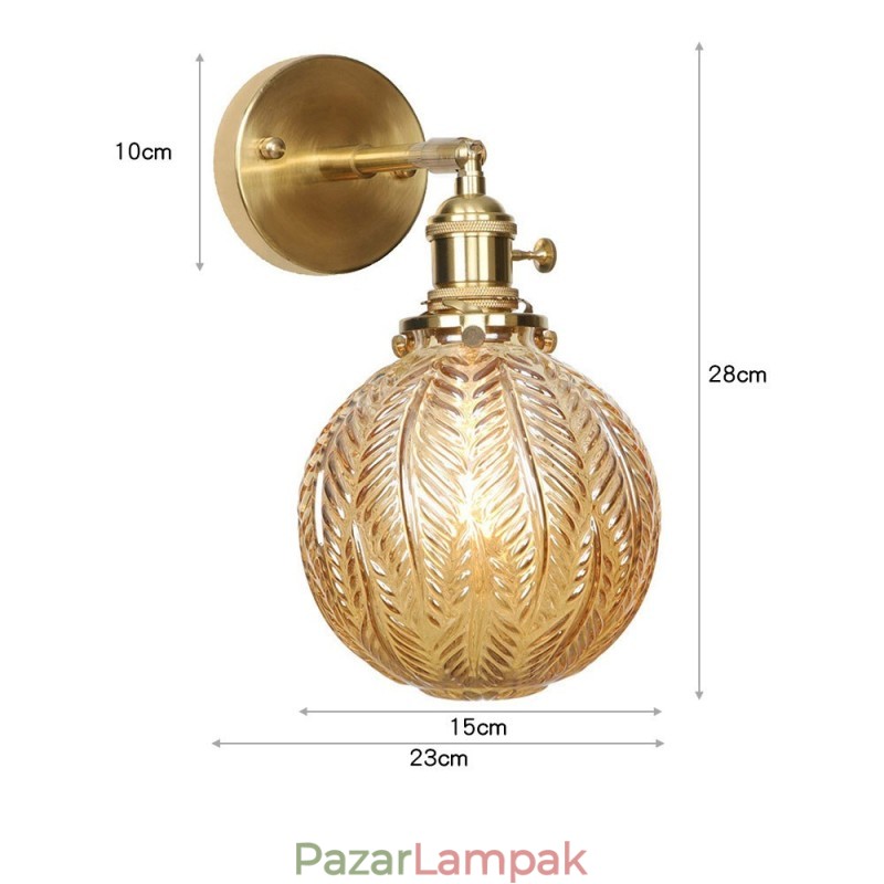 Modern babfali lámpa golyósüveg ernyővel