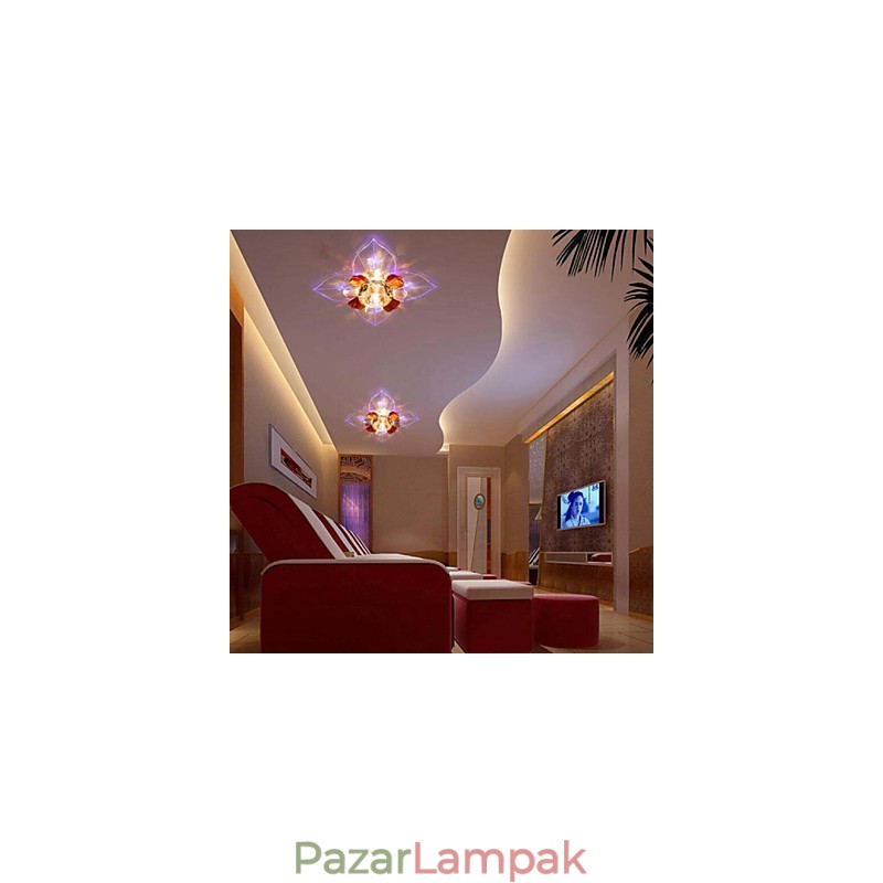 Crystal Lamp Smd CreativeTube Spotlámpa elnyeli a kupola fényét
