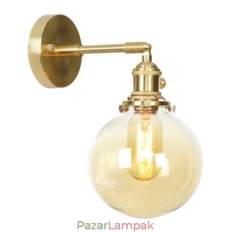 Modern babfali lámpa golyós üvegernyővel Modern babfali lámpa golyós üvegernyővel