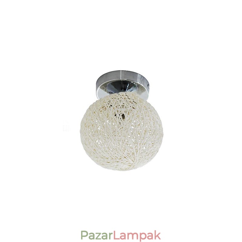 Modern, kortárs lámpás földgömb, krómozott fém süllyesztett tartó