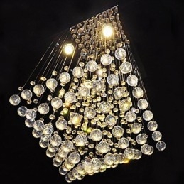 Clear Crystal 4 lámpa süllyesztve, egyszerű kivitelben