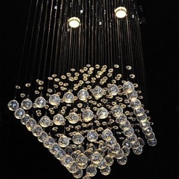 Clear Crystal 4 lámpa süllyesztve, egyszerű kivitelben