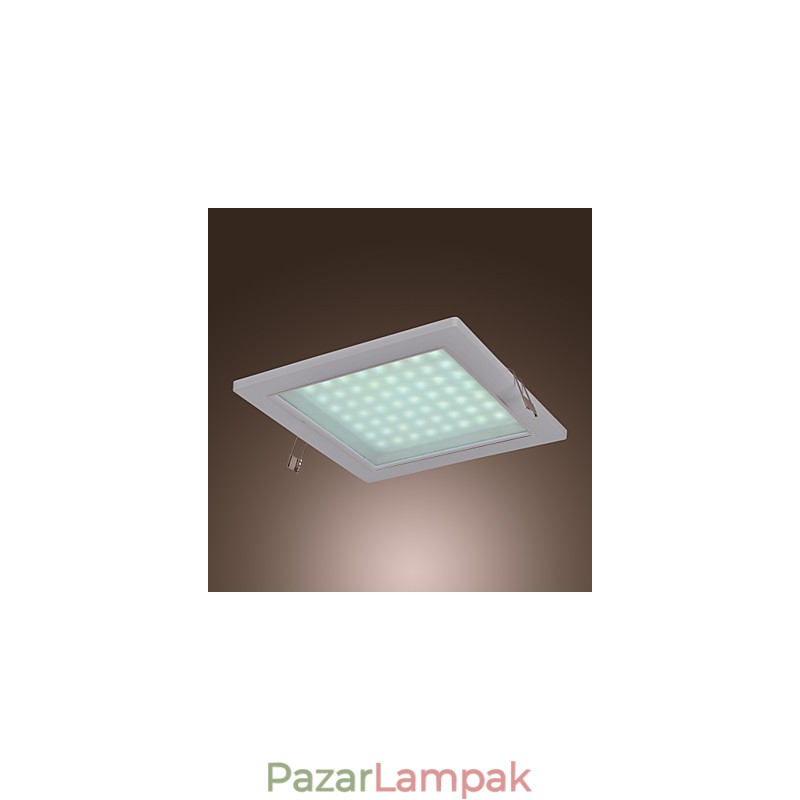 Modern süllyesztett lámpa négyzet alakú