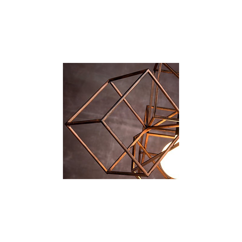 Medál 1 Világos Vintage, minimalista vasfestő csillár