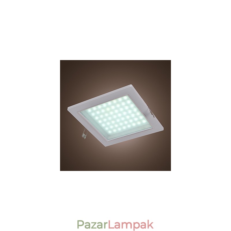 Modern süllyesztett lámpa négyzet alakú