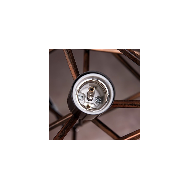 Medál 1 Világos Vintage, minimalista vasfestő csillár