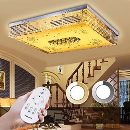 Flush Mount Crystal Modern kortárs fém
