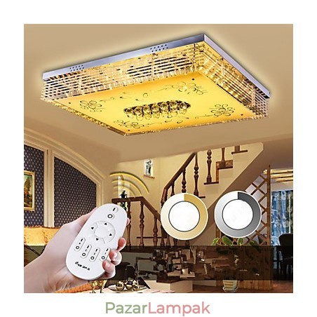 Flush Mount Crystal Modern kortárs fém