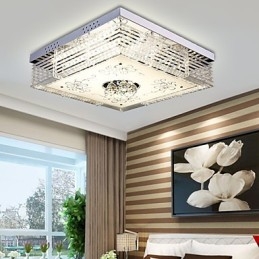 Flush Mount Crystal Modern kortárs fém